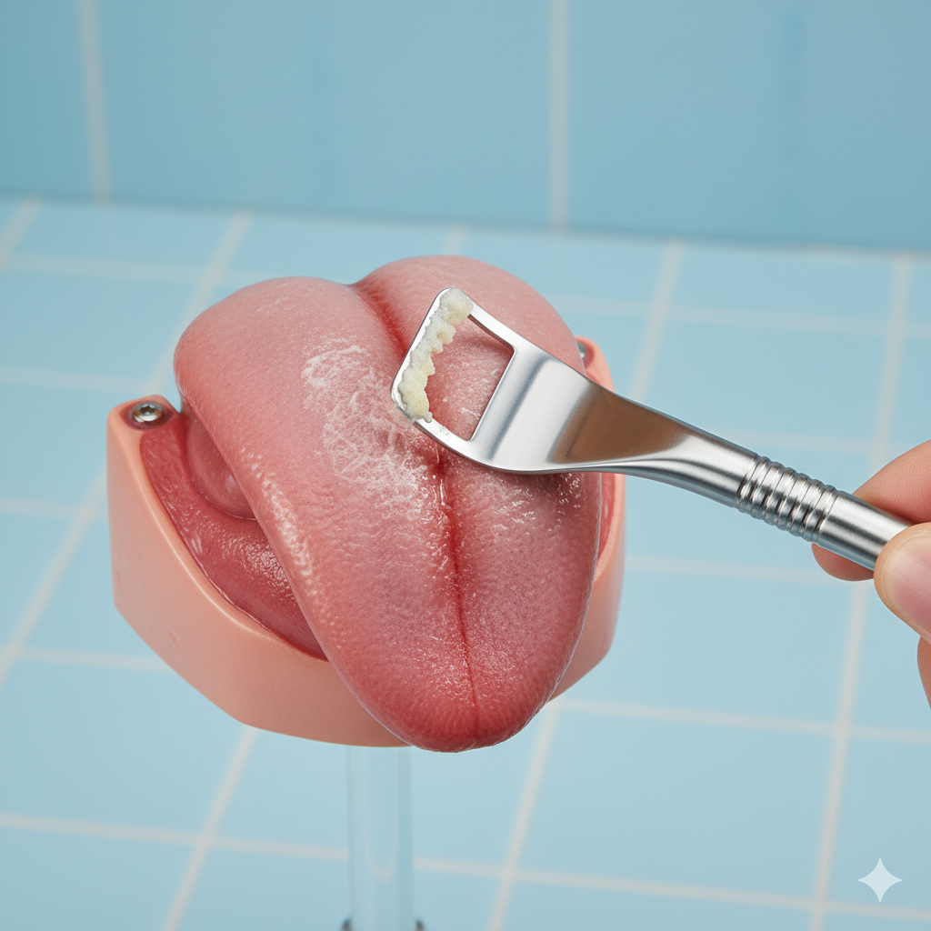 Stainless Steel Tongue Scraper