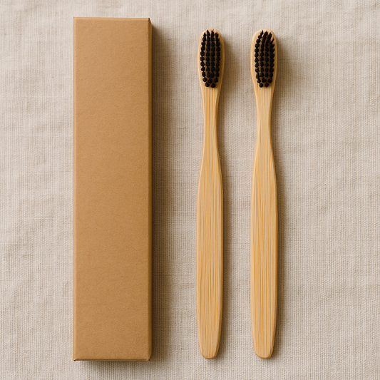Bamboo Toothbrush Set